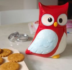 Owl cookie jar